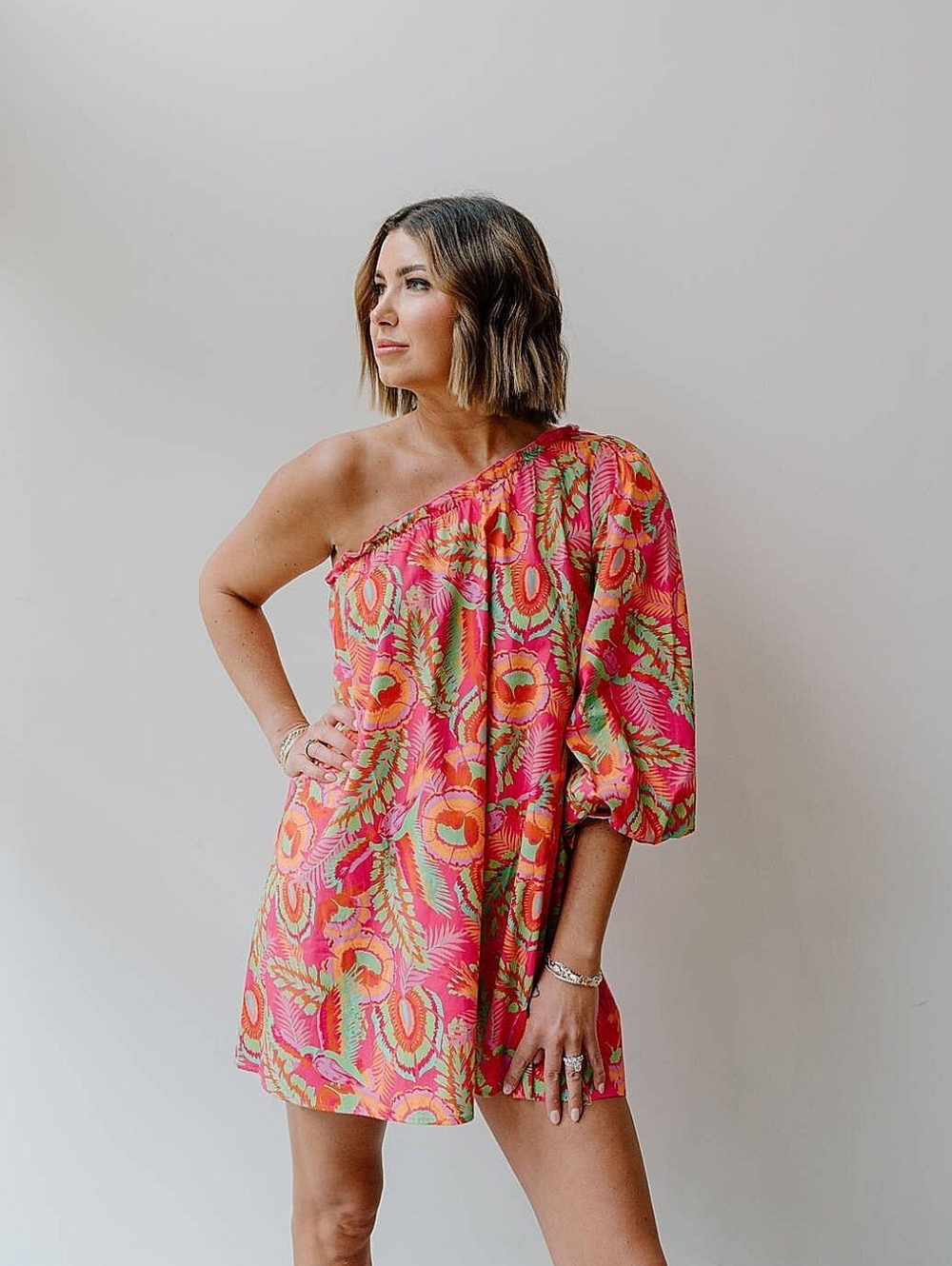 Show Me Your Mumu High Volume Mini Dress